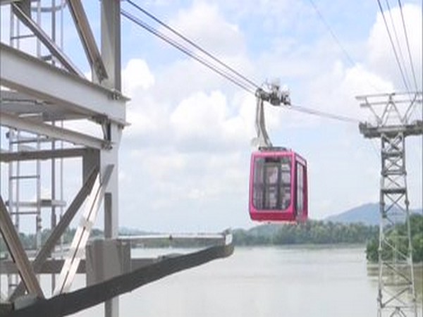 The Guwahati passenger ropeway project was formally inaugurated on Monday (Photo/ANI)