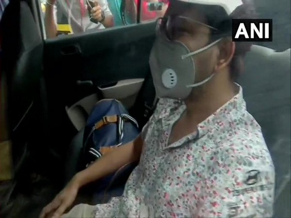 Late actor Sushant Singh Rajput's friend Siddharth Pithani arrives at DRDO guest house in Mumbai. Photo/ANI