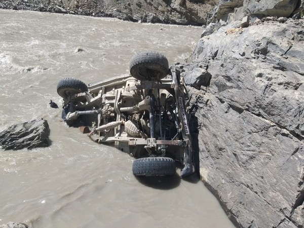 Two ITBP personnel went mising after a vehicle fell into the Sutlej river