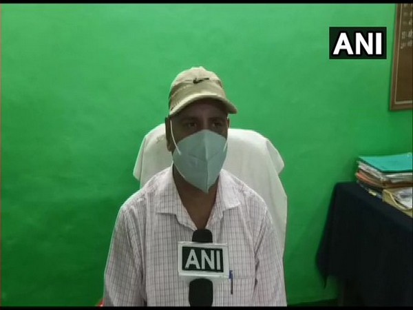 SDM Anil Kumar Shukla speaking to ANI in Pithoragarh [Photo/ANI]