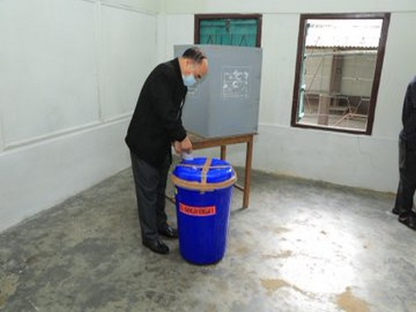 Mizoram Chief Minister Zoramthanga participated in Mizoram General Election to Village Councils and Local Councils (Photo/Twitter/Zoramthanga)