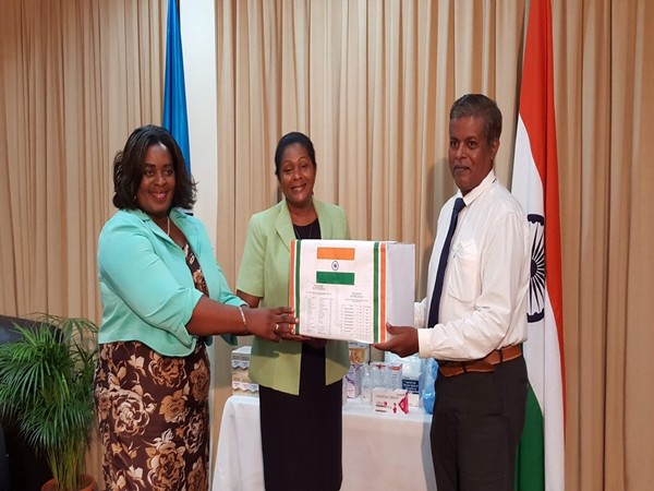 India provides COVID-19 aid to St Lucia (Photo/Twitter: DPA)