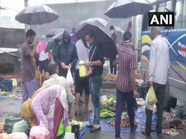 Visual from a vegetable market in Jammu (Photo/ANI)
