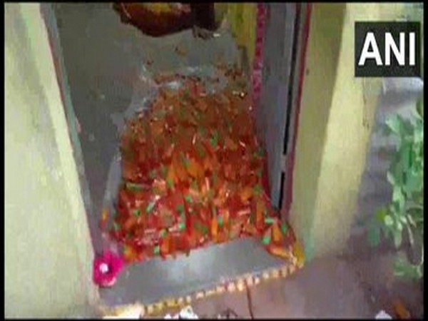 Visual of the siezed puja items (Photo/ANI)