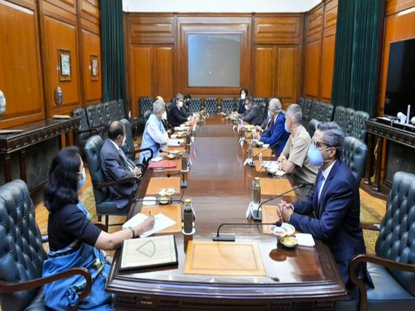EAM S Jaishankar held meeting with Zalmay Khalilzad, US Special Representative for Afghanistan Reconciliation, on Tuesday in Delhi. (Photo credit: S Jaishankar Twitter)