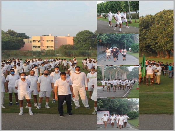 BSF Punjab Frontier organises 5 km run under Fit India Movement (Photo/Twitter)