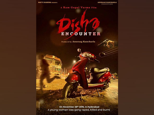 Poster of film 'Disha Encounter' by Ram Gopal Varma (Image Source: Twitter) 