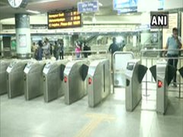 Visual from Delhi Metro station (Photo/ANI)