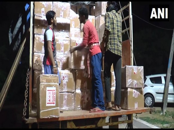 290 crates of alcohol were seized in Ambala. (Photo/ANI)