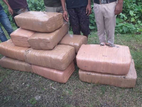 A total of 283 kilograms of ganja worth Rs 35 lakhs was seized by the West Bengal police. 