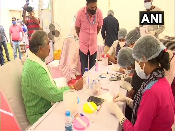 Odisha MLAs, PSOs, Assembly staff underging COVID-19 test (Photo/ANI)