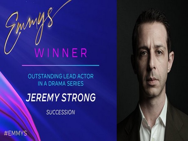 Jeremy Strong wins Lead Actor in Drama series (Photo/ Television Academy Twitter)