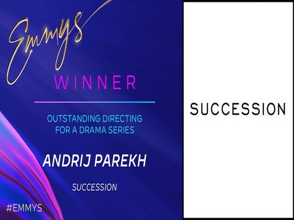 Andrij Parekh wins for 'Succession'. (Image Source: Twitter)