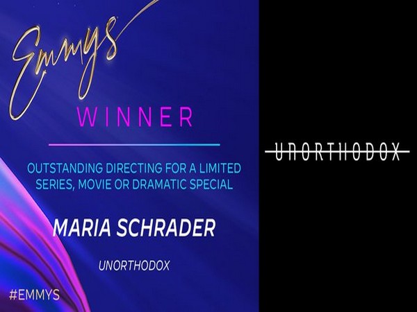 Maria Schrader wins Emmy for directing Unorthodox (Photo/ Television Academy Twitter)