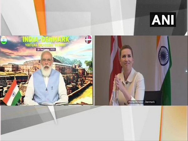 Prime Minister Narendra Modi and Danish Prime Minister Mette Frederiksen at India-Denmark virtual summit