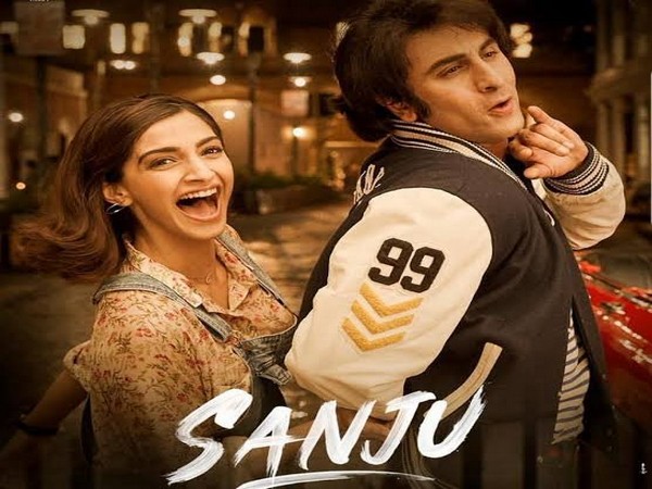 Poster of Sanju shared by Sonam Kapoor (Image courtesy: Twitter)