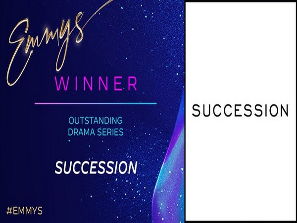 Succession wins Outstanding Drama Series (Photo/ Television Academy Twitter)