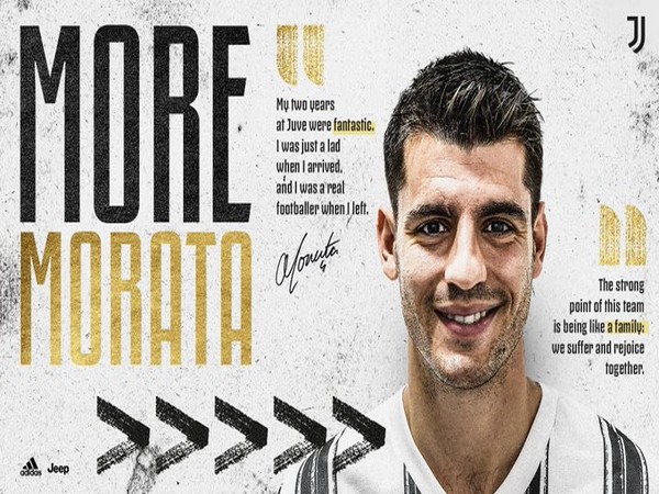 Juventus' newest signee Alvaro Morata. (Photo/ Juventus Twitter)