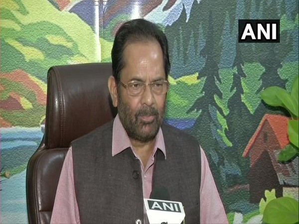 Union Minister Mukhtar Abbas Naqvi (Photo/ANI)