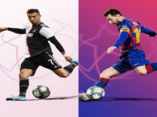Juventus' Cristiano Ronaldo and Barcelona's Lionel Messi (Photo/ Champions League Twitter)