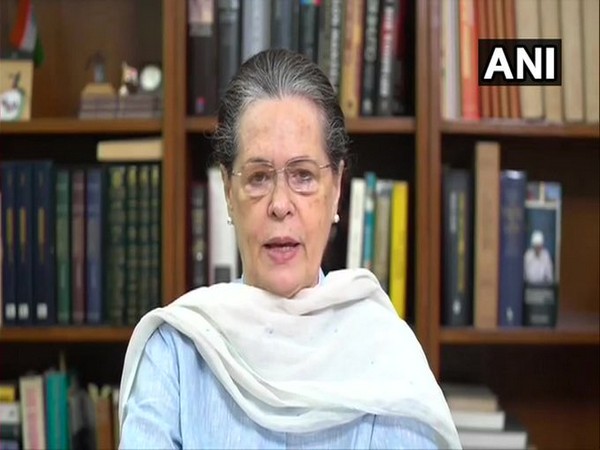 Congress interim President Sonia Gandhi. [Photo/ANI]