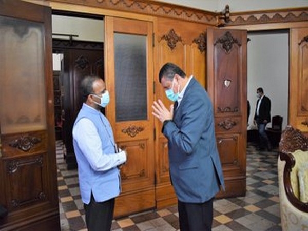 Guatemala Vice President Guillermo Castillo Reyes along with Indian Ambassador BS Mubarak on Gandhi Jayanti. (Photo credit: India in Guatemala)