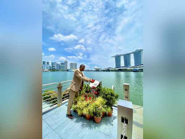 Indian High Commissioner to Singapore P Kumaran. 