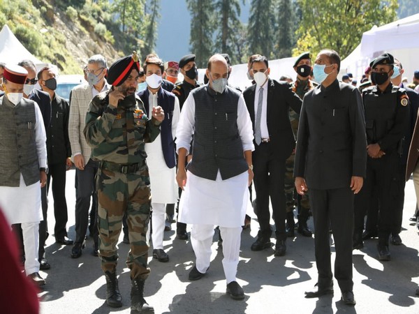 Defence Minister Rajnath Singh in Himachal Pradesh