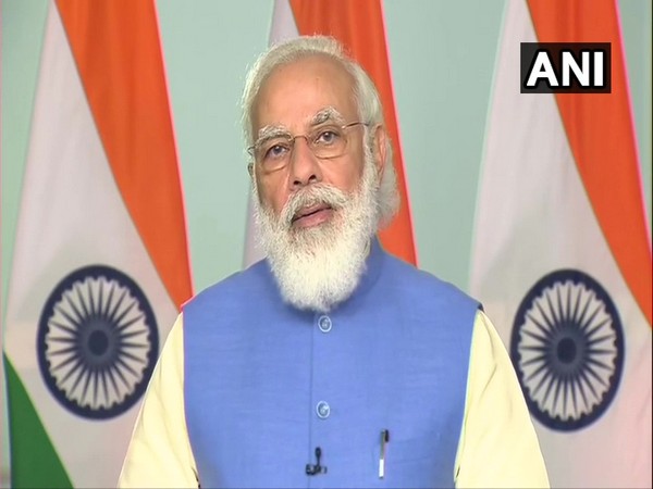Prime Minister Narendra Modi speaking at the VAIBHAV summit through video conferencing on Friday. [Photo/ANI]