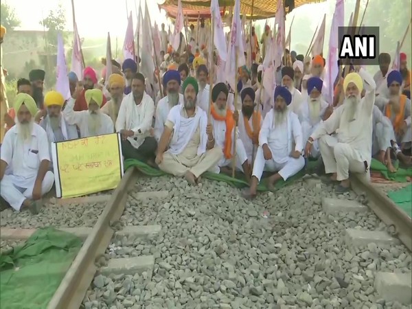 Visuals from the protest (Photo/ANI)