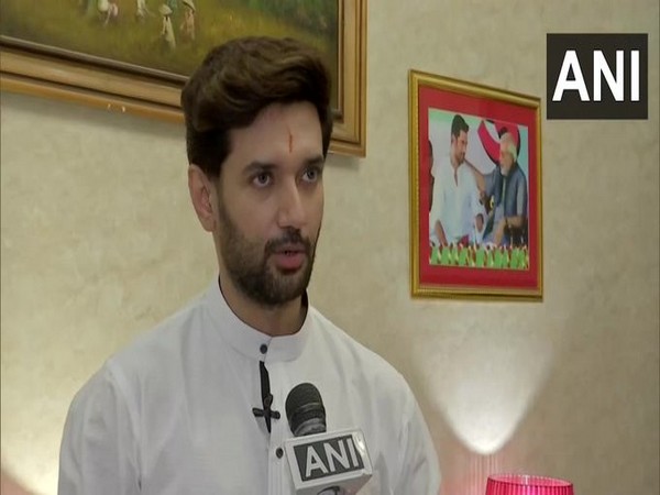 Lok Janshakti Party (LJP) Chief Chirag Paswan (Photo/ANI)