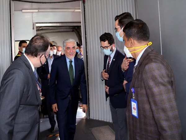 Afghanistan Chairman of the High Council for National Reconciliation (HCNR) Abdullah Abdullah in New Delhi. (Twitter/Abdullah Abdullah)