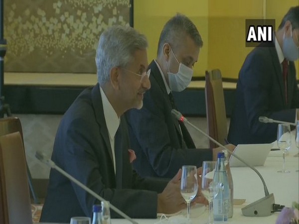 External Affairs Minister S Jaishankar at a virtual meeting with Portuguese counterpart Augusto Santos Silva