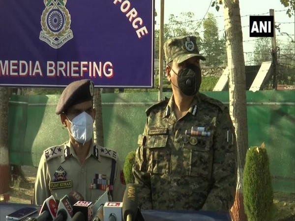 Vijay Kumar, Kashmir Inspector-General of Police speaking to media on Tuesday. [Photo/ANI]