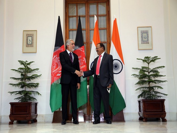 Dr Abdullah Abdullah, Chairman of High Council for National Reconciliation of Afghanistan and National Security Advisor (NSA) Ajit Doval