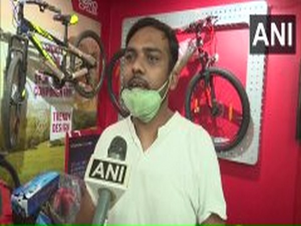 Arpit Kesarvani, a shopkeeper speaking to ANI (Photo/ANI)