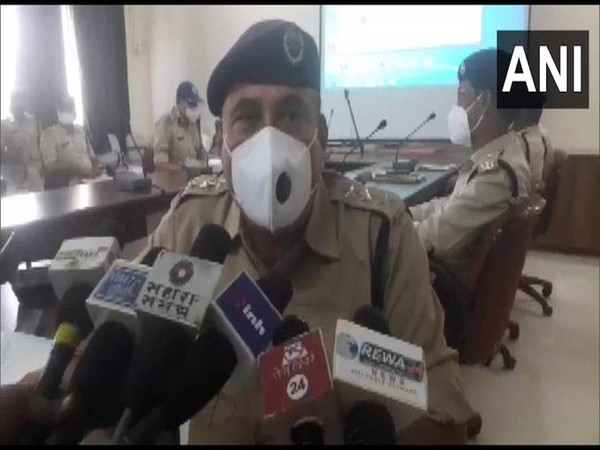 BP Singh, SDPO Dabora, Reva speaking to ANI on Sunday. [Photo/ANI ]