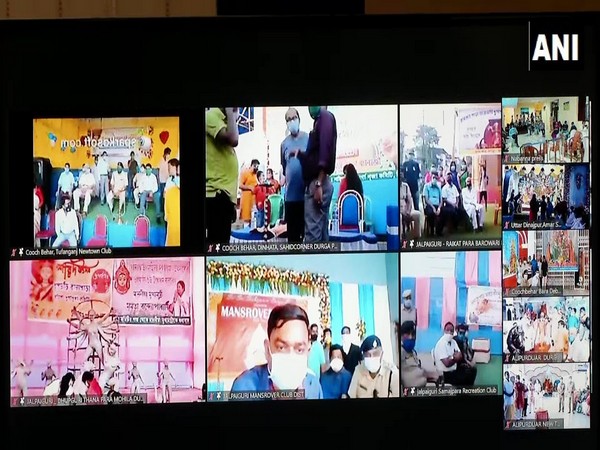 Visuals from the virtual inauguration. (Photo/ANI)