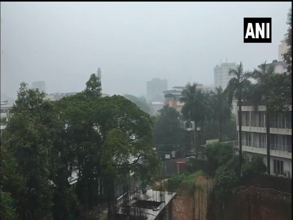 Heavy rainfall in Kadri area in Mangaluru, Karnataka. (Photo Credits: ANI Twitter) 