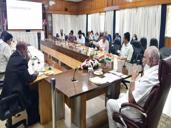 A meeting was held earlier to discuss the reopening of UG, PG and Diploma classes. (Photo/ANI)