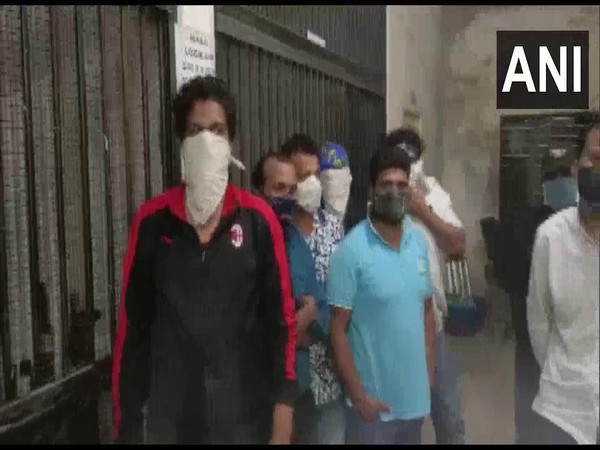 Nine persons who have been arrested in conncetion with betting on IPL matches. (Photo/ANI)