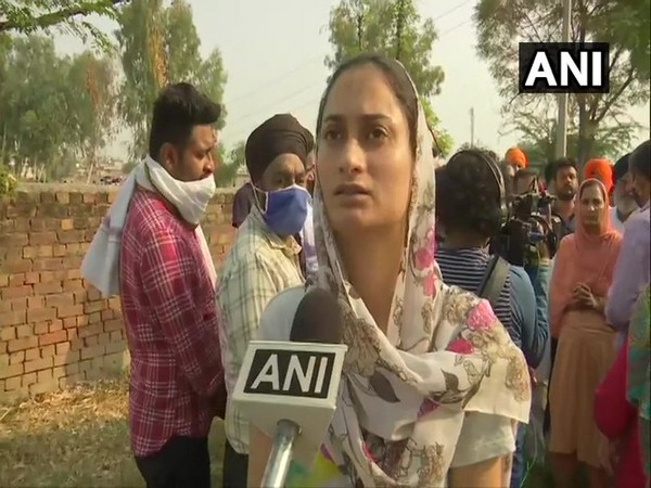 Pranpreet Kaur, daughter of Balwinder Singh (Photo/ANI)