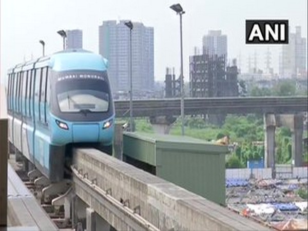 Mumbai Monorail services resumed on Sunday (Photo/ANI)