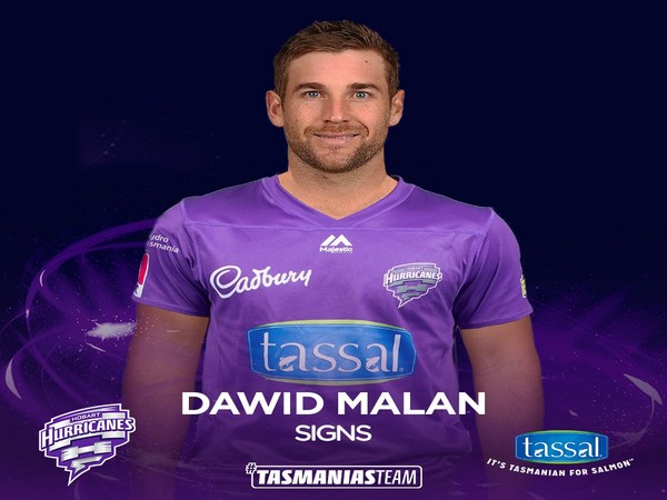 Dawid Malan (Photo/ Hobart Hurricanes Twitter) 