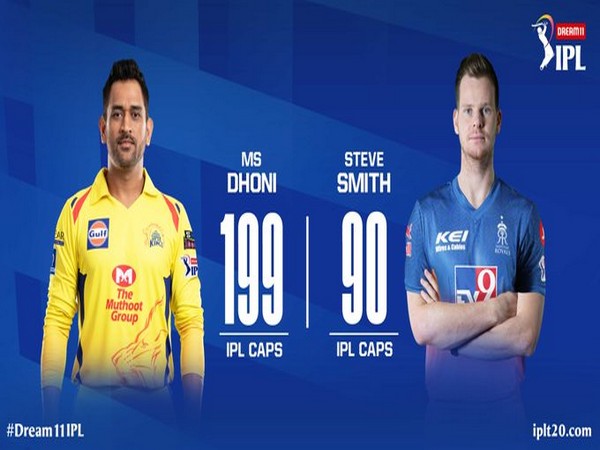 CSK skipper MS Dhoni and RR skipper Steve Smith (Photo/ IPL Twitter)