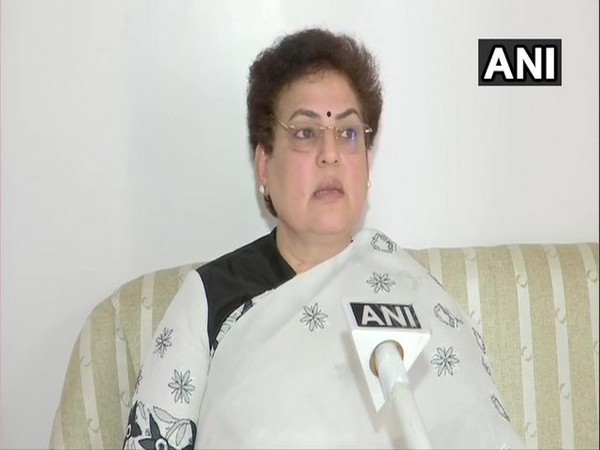 Rekha Sharna has been nominated for another term at the top post of NCW. (Photos/ANI)