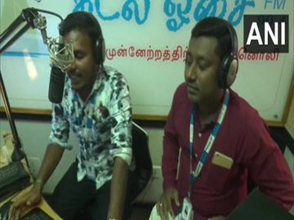 A fisherman from the Pamban town of Ramanathapuram district has started 'Kadal Osai FM 90.4' (Photo/ANI)