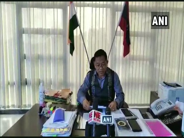 Mizoram IGP John Neihalaia speaking to reporters Tuesday. Photo/ANI