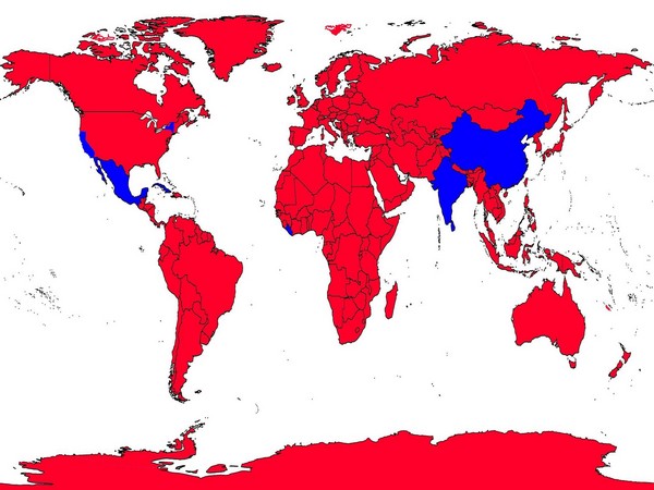 Donald Trump Jr tweets world map depicting a possible redwave worldwide (Photo/Twitter)