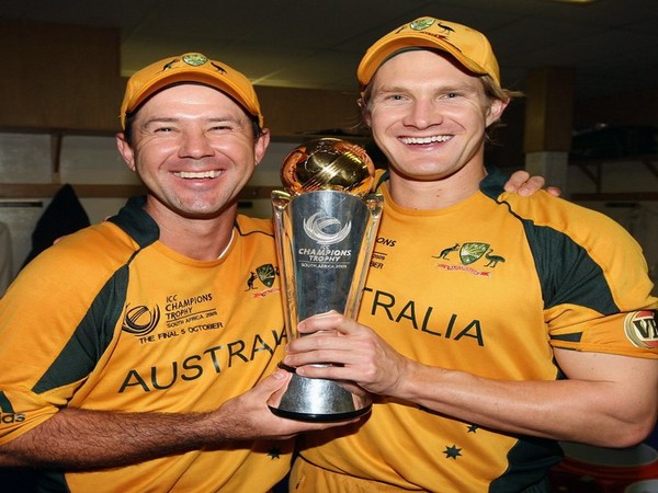 Ricky Ponting with Shane Watson (Photo/ Ricky Ponting Twitter)